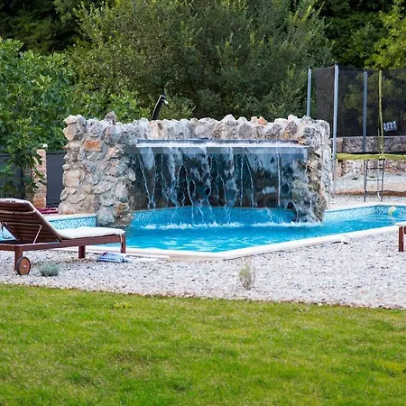 With Pool And Waterfall, Quiet Area - By Traveler Tourist Agency Krk - Id 2212 *